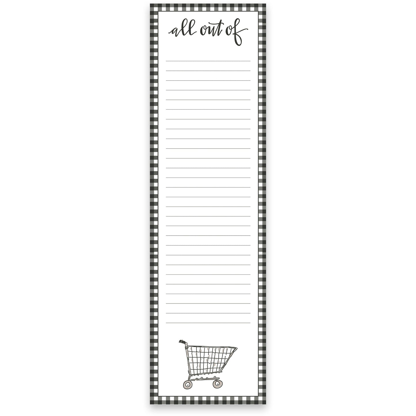 All Out Of List Pad