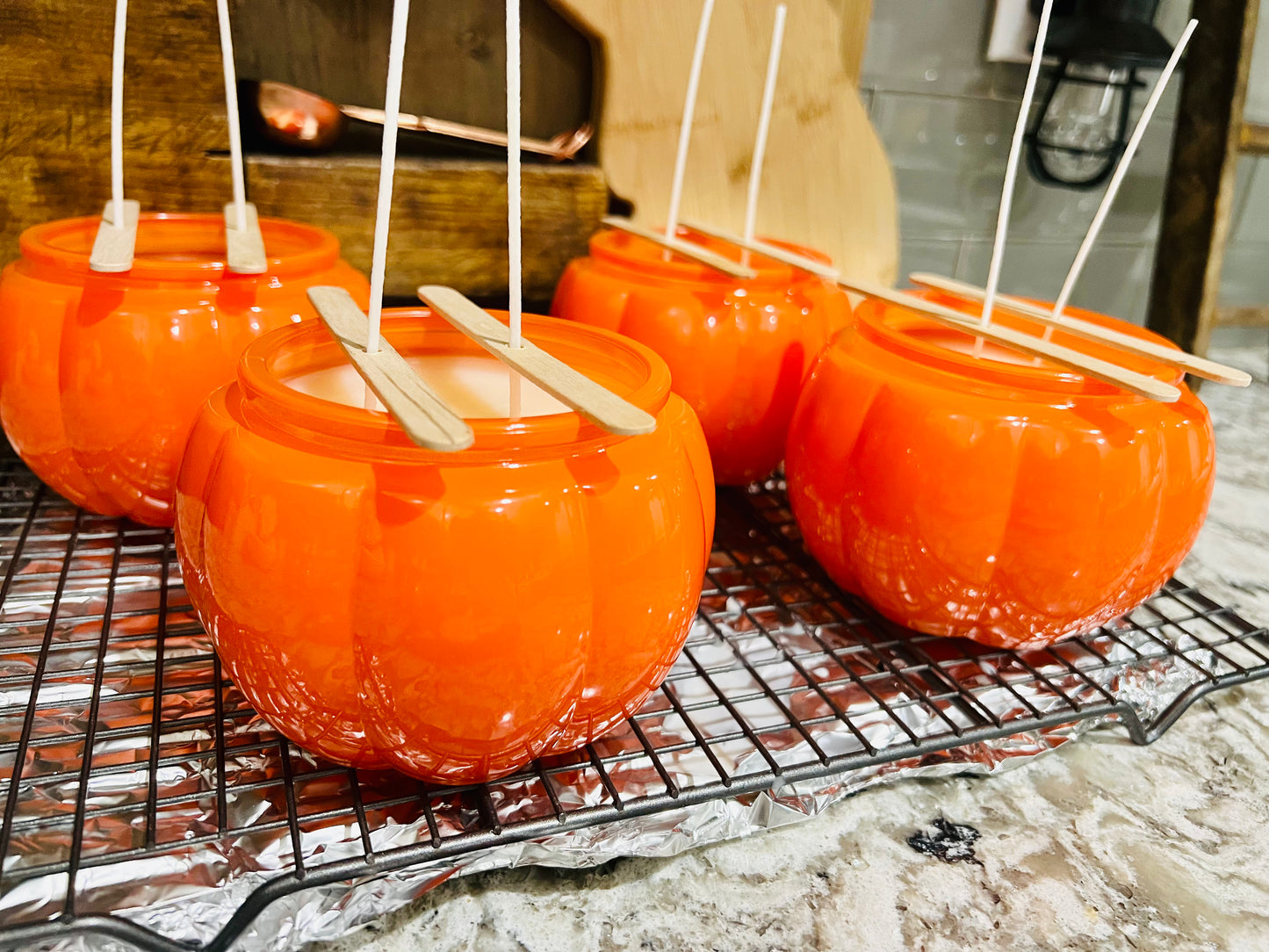 Pumpkin Glass Jar Candle