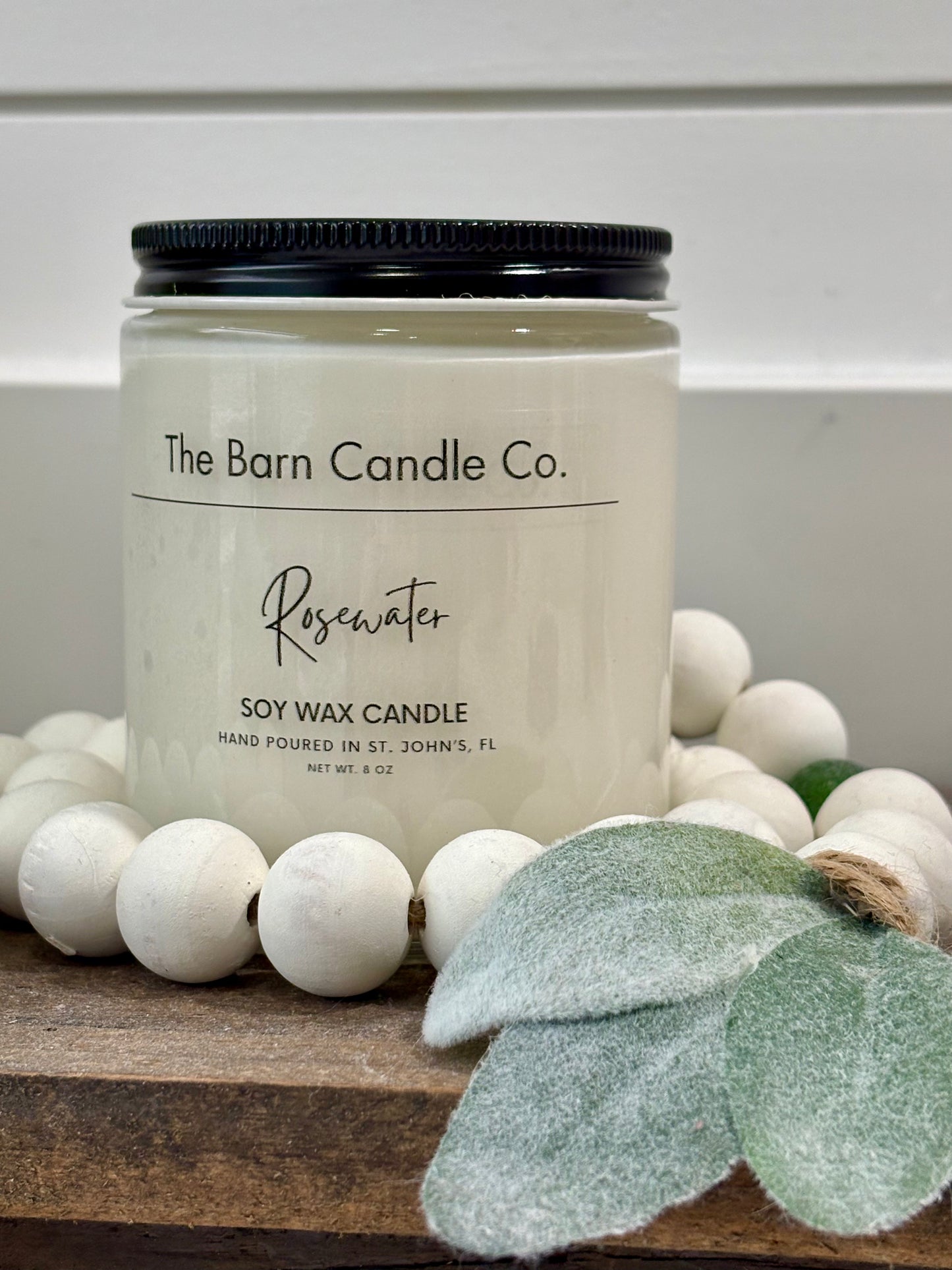 Rosewater Candle