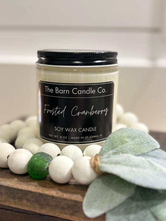Frosted Cranberry Candle