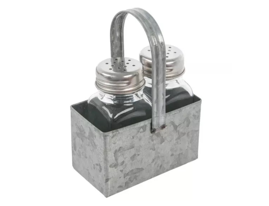 Salt & Pepper Shaker Metal Caddy
