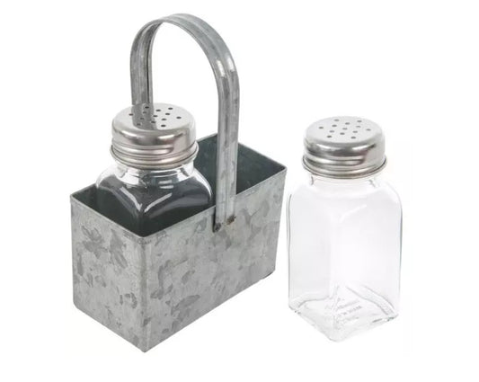 Salt & Pepper Shaker Metal Caddy